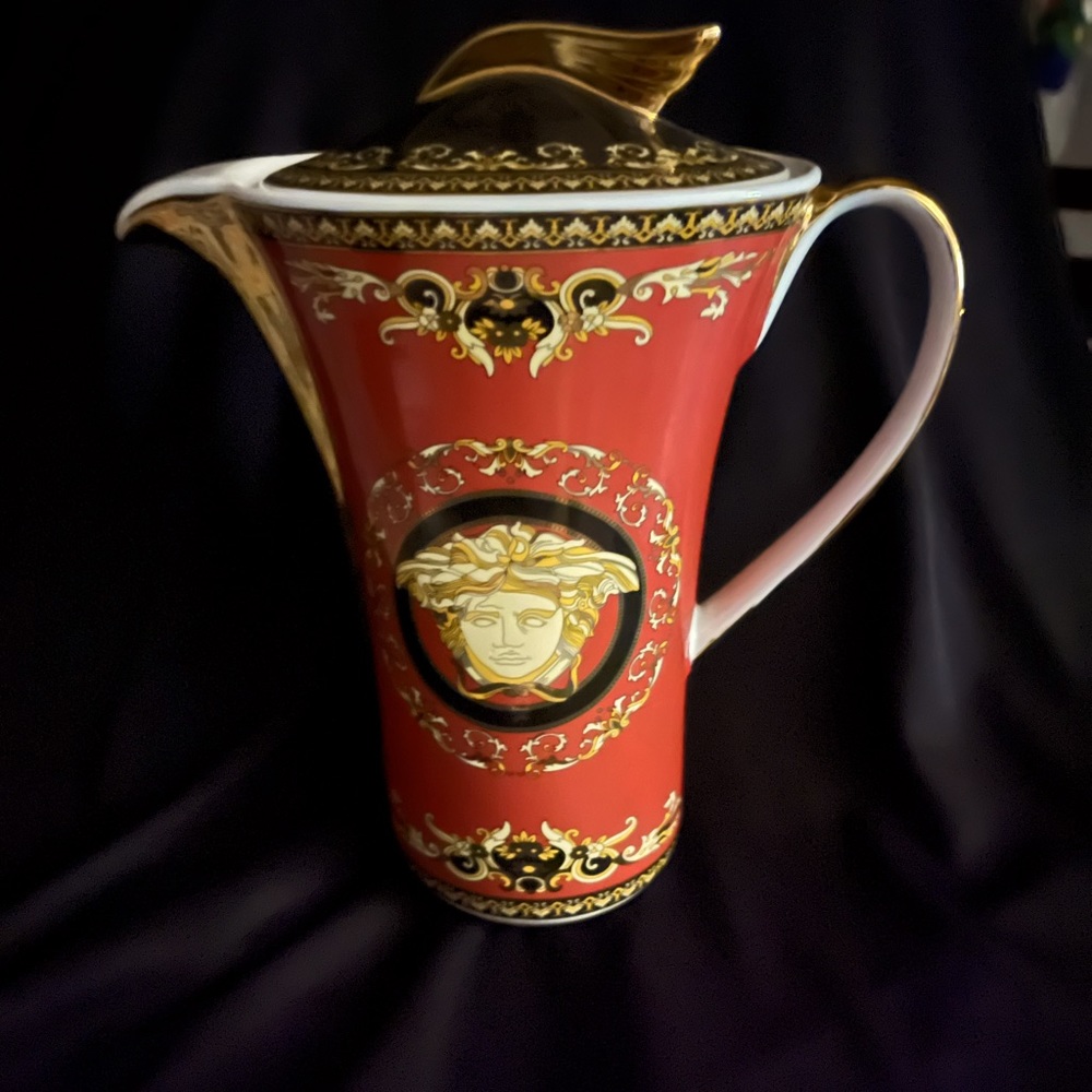 Rosenthal Versace Medusa Red Coffee / Tea Pot